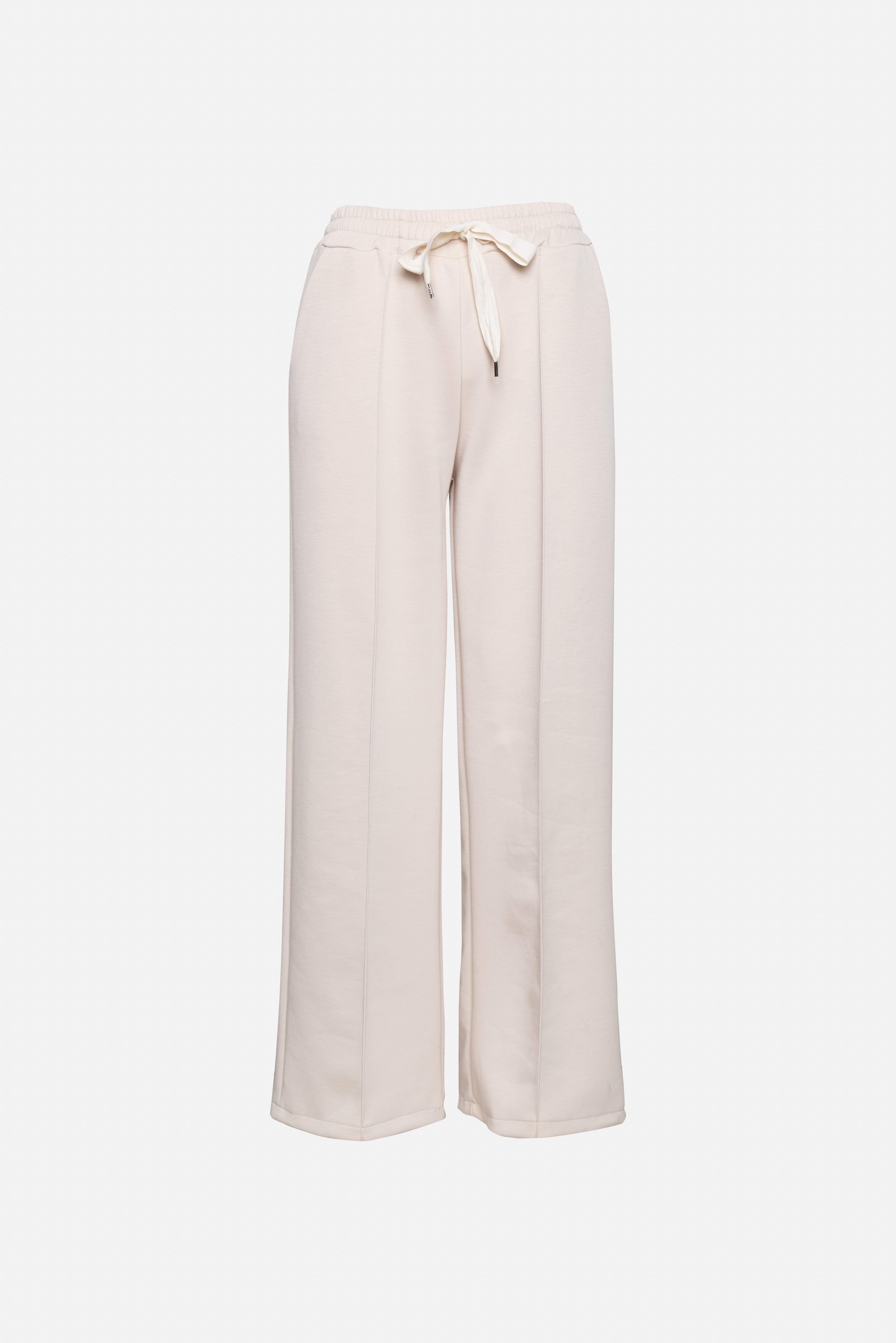 Wide Leg Trousers with Drawcords
