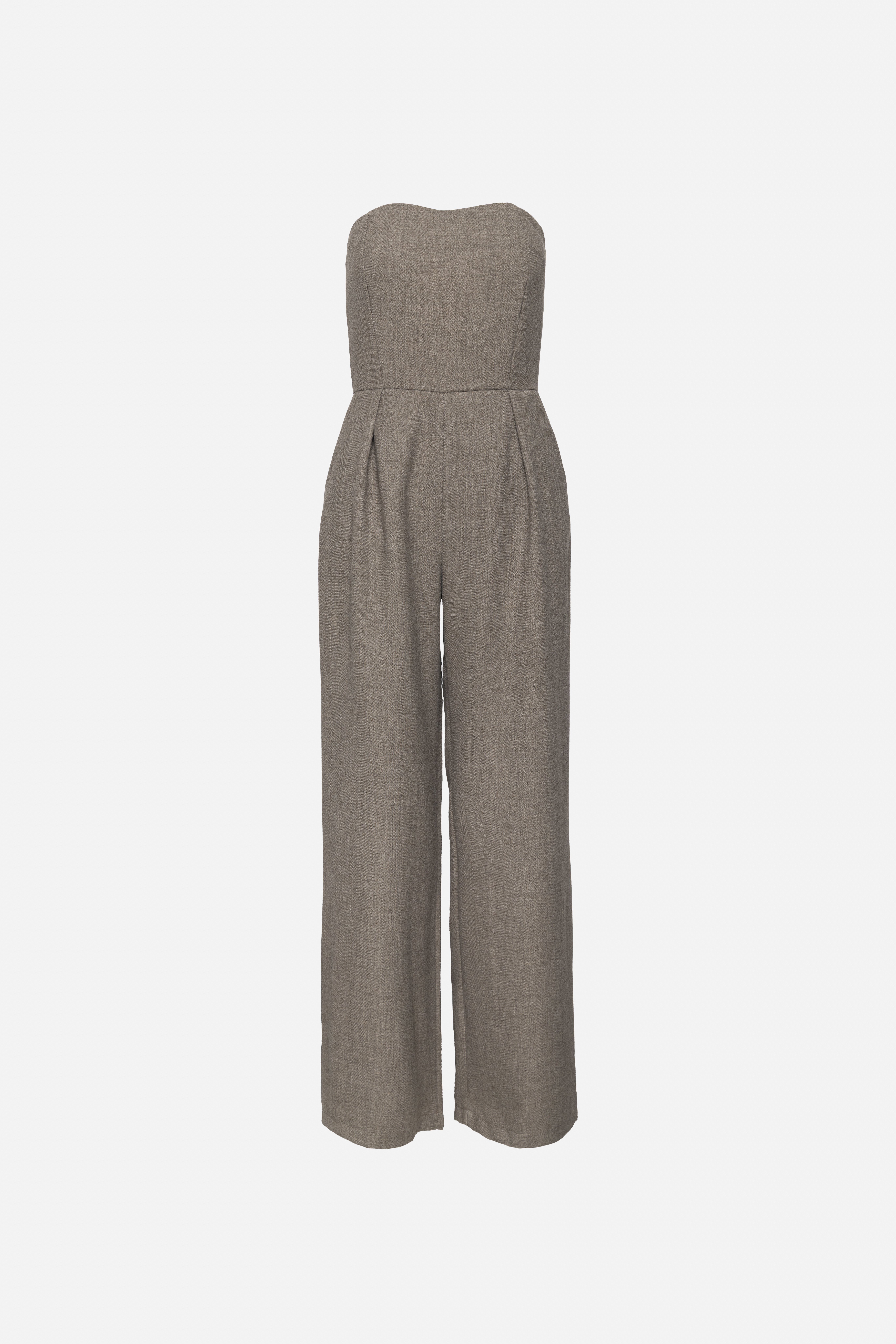 Corset Jumpsuit with Wide Legs