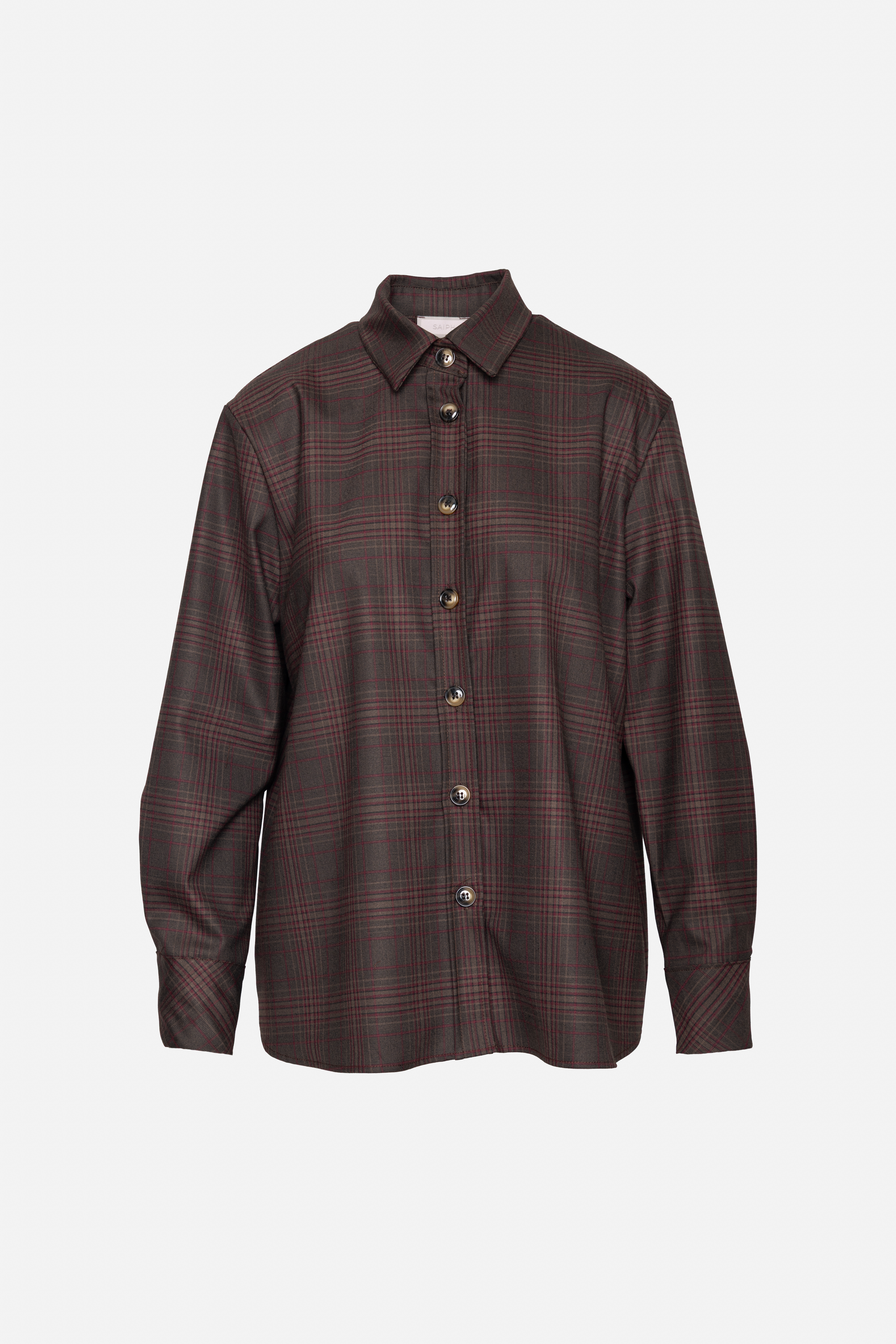 Relaxed-Fit Shirt with Classic Collar