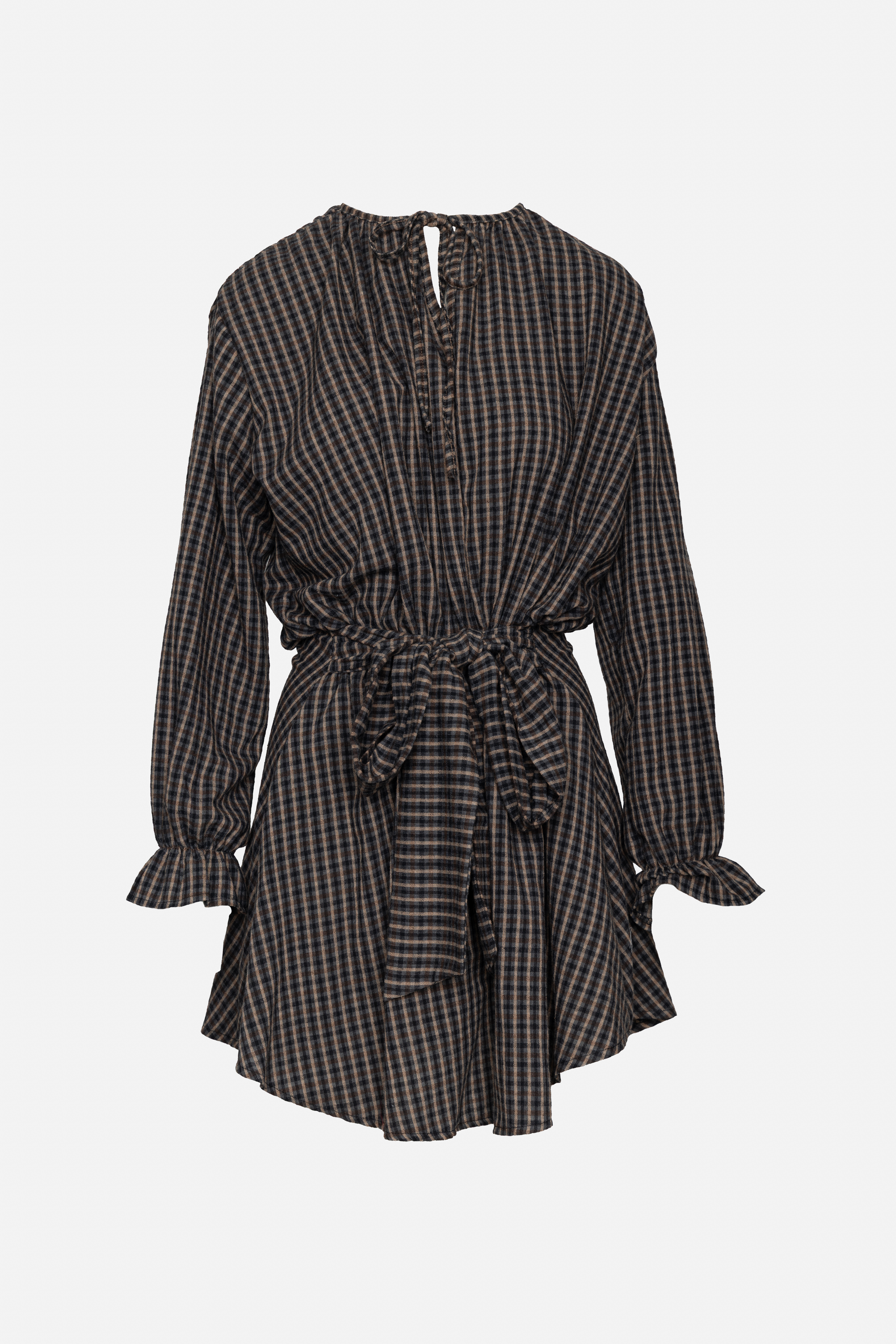 Mini Dress with Tie