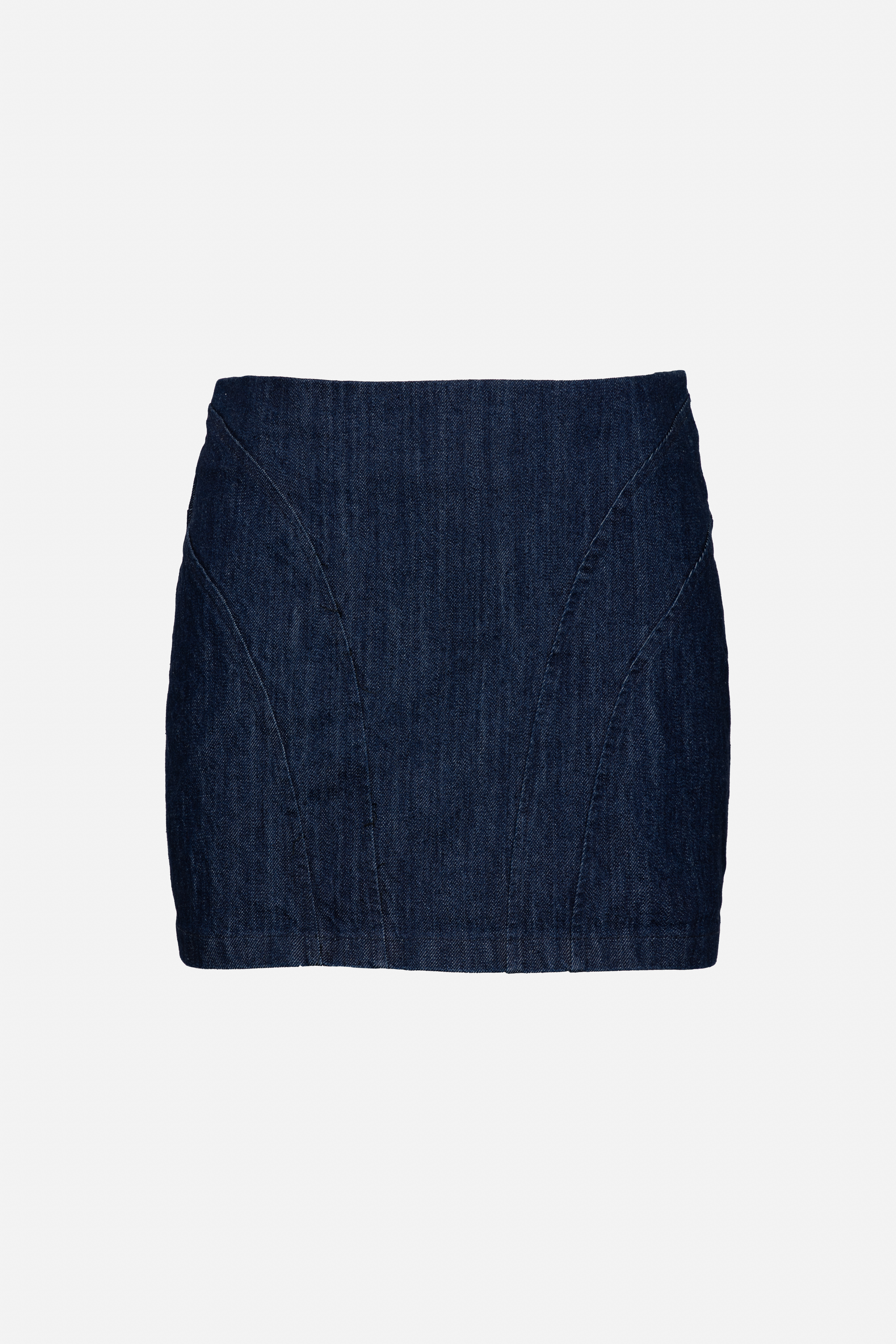 Denim Mini Pencil Skirt