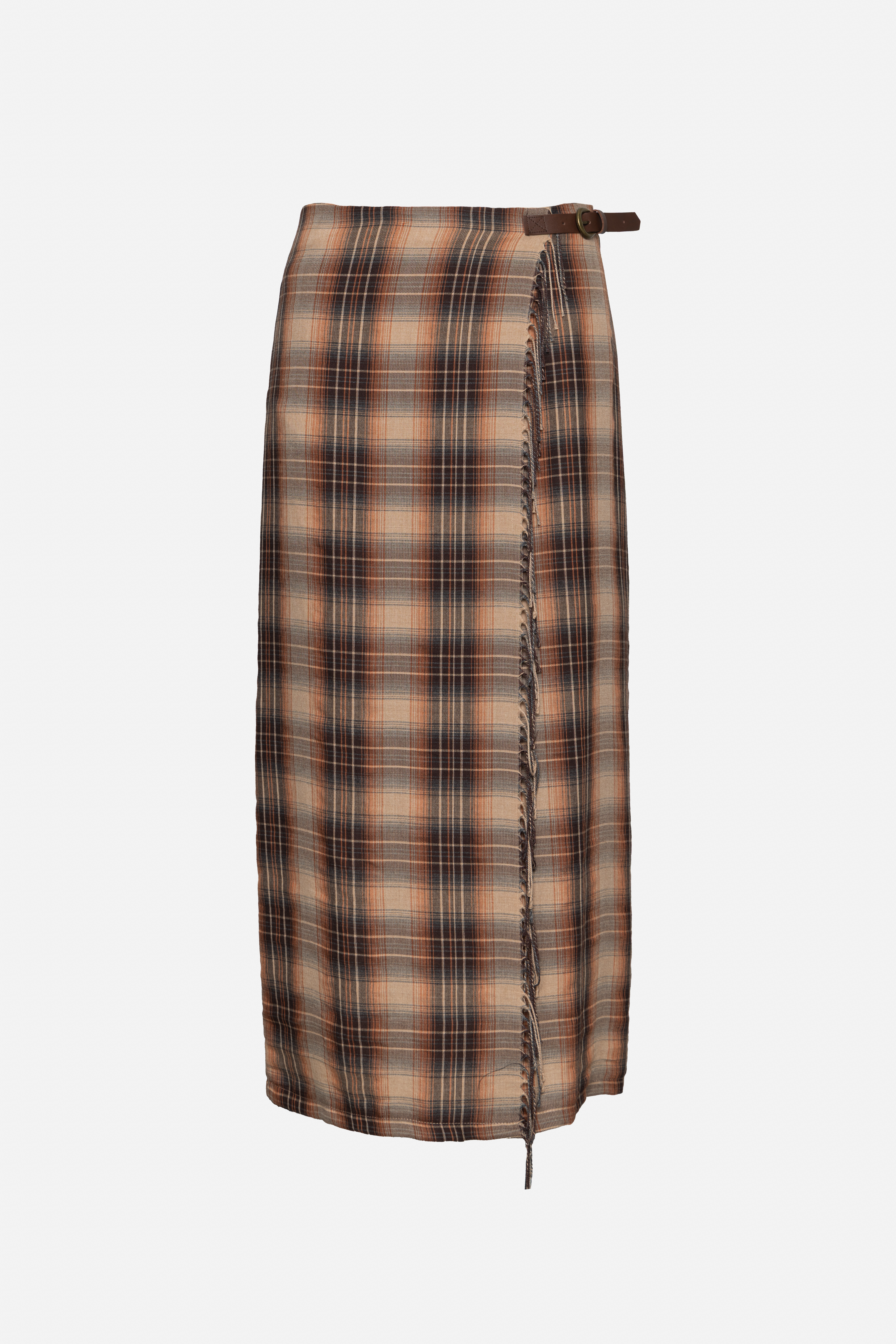 High-Waist Midi Skirt