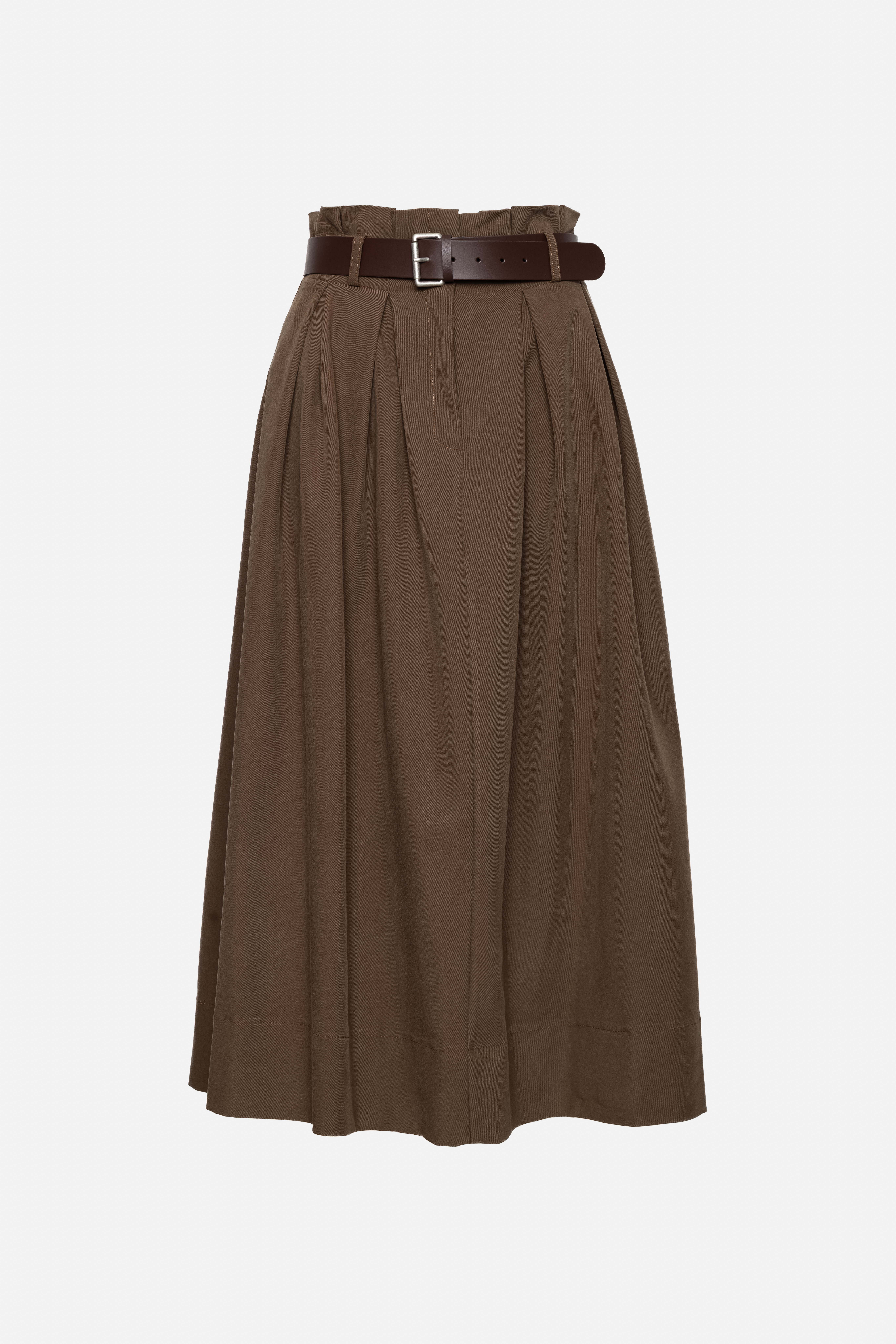 Paperbag Midi Skirt