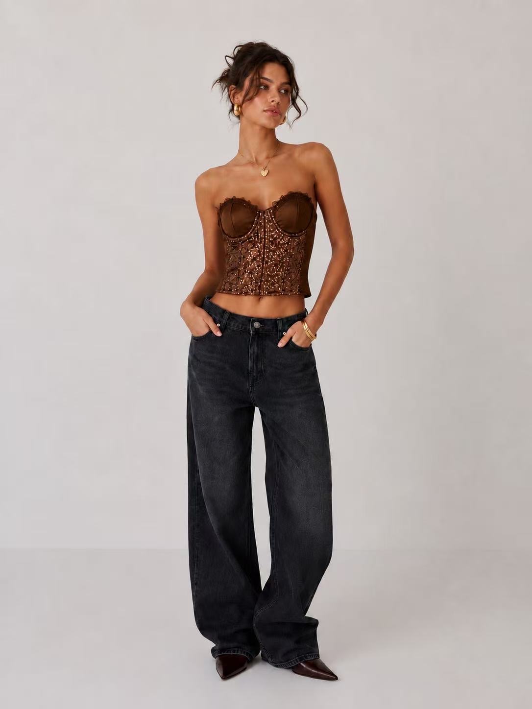 Lace Corset Top