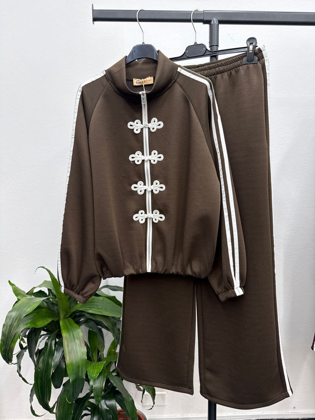 Oversized Sweatshirt & Wide Trousers Set