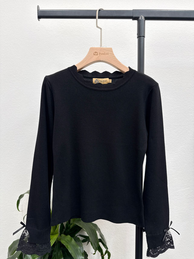 Lace & Bow Sweater