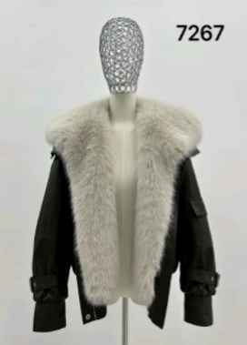 Oversize Jacket with Collar