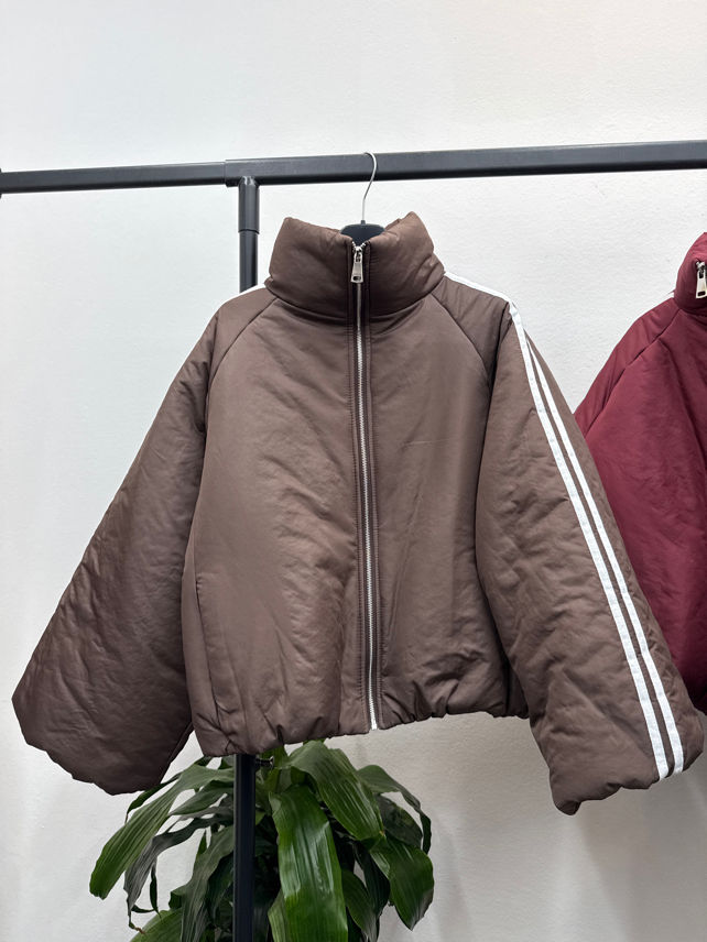 Oversize Funnel-Neck Jacket