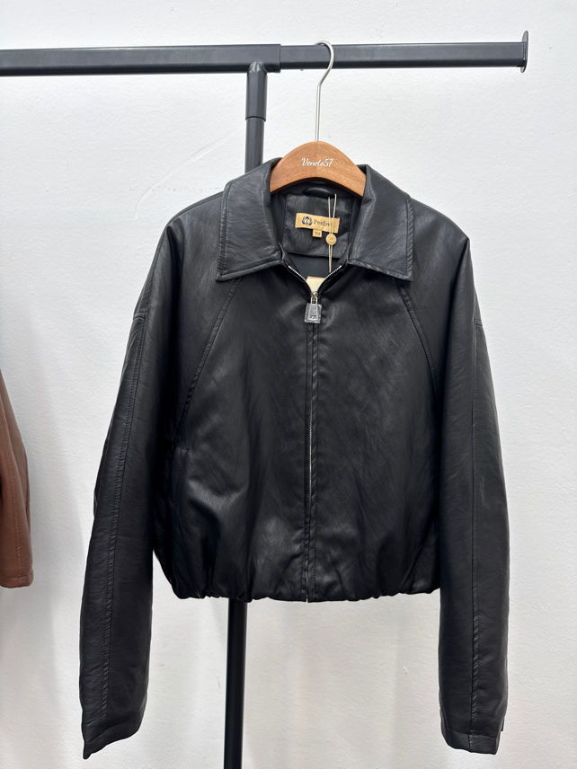 Cropped Collar Jacket
