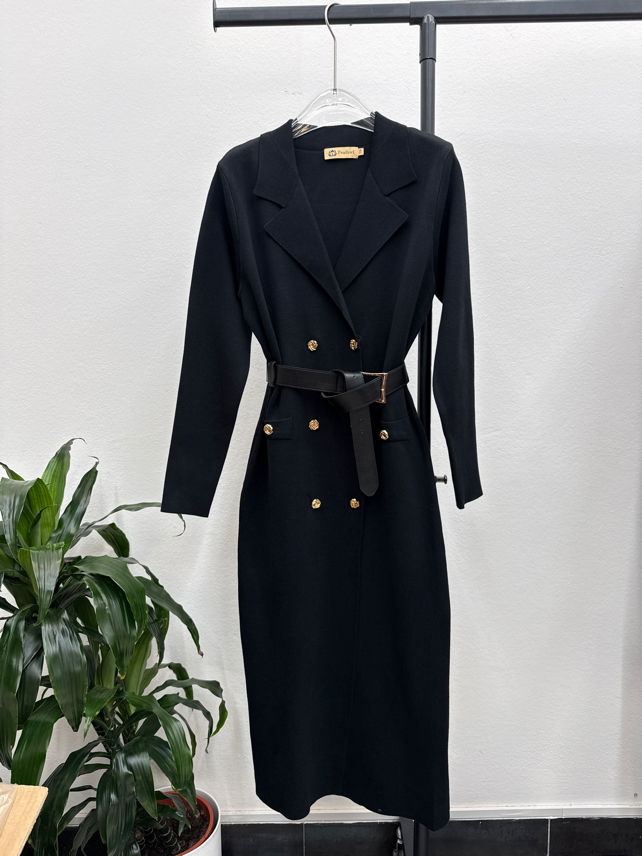 Tailored Midi Shirt Dress