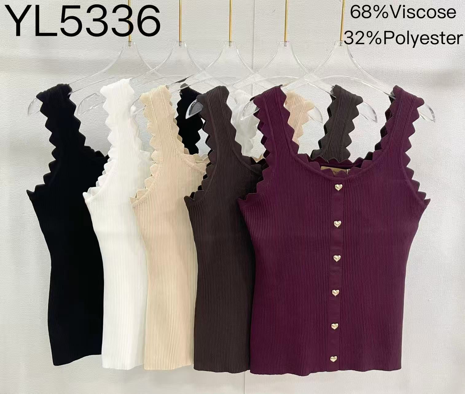 Fitted V‑Neck Tank Top