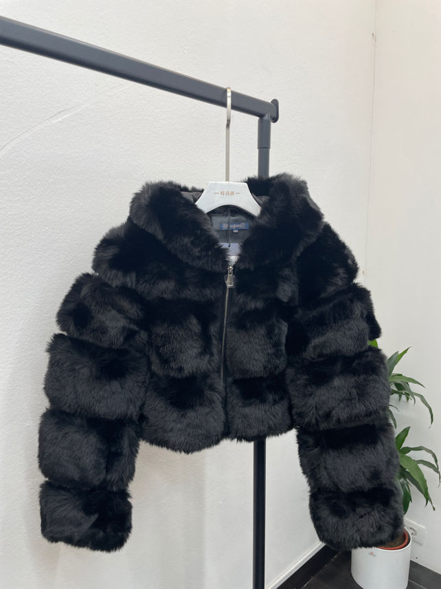 Short Faux-Fur Jacket