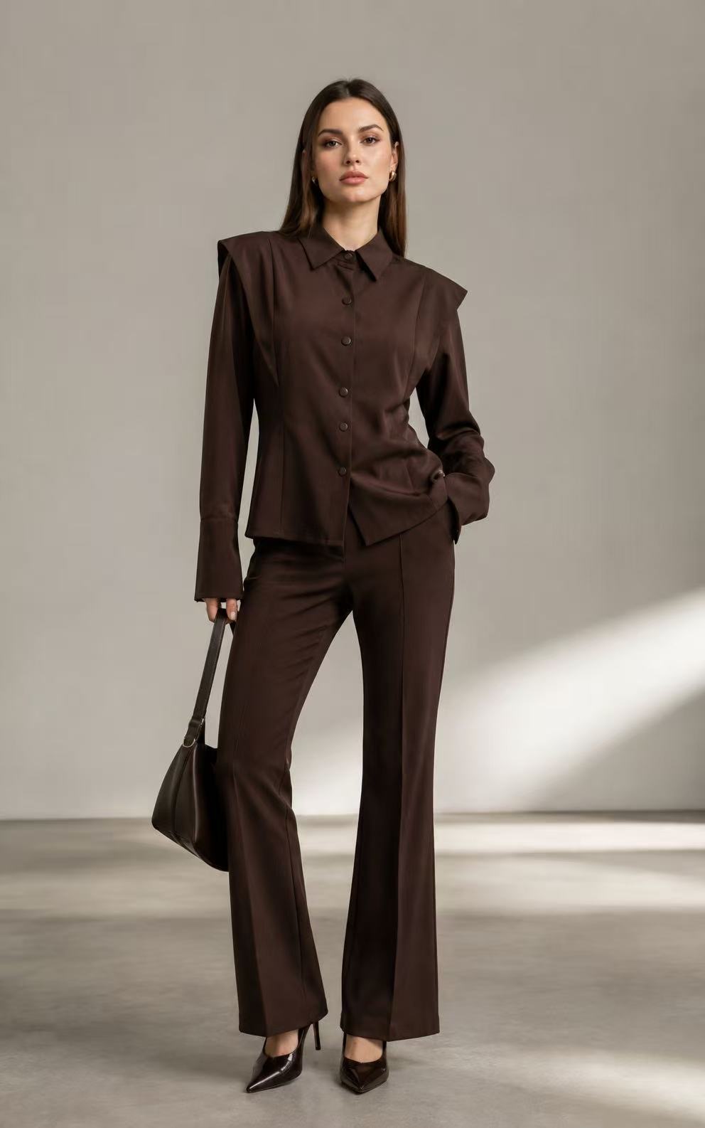 Straight Shirt Set