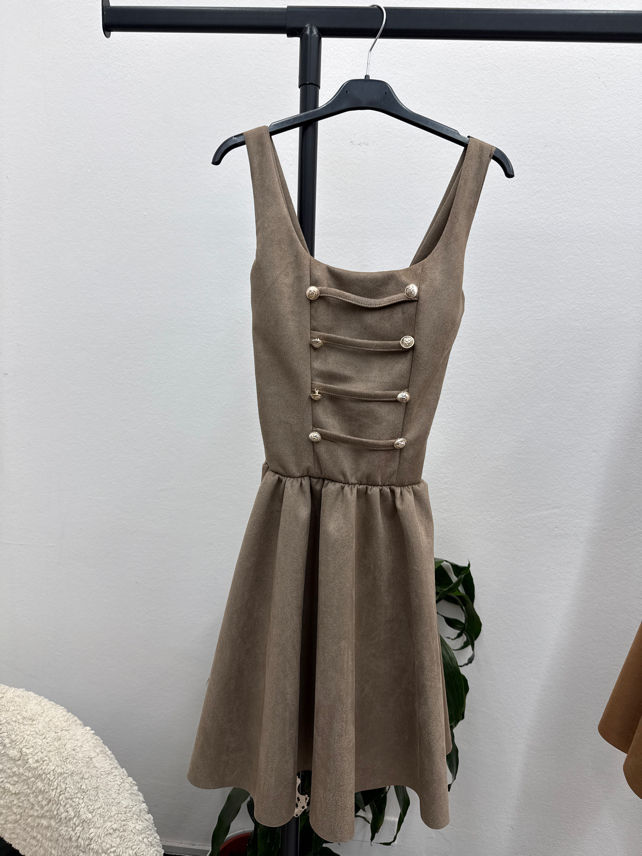 Mini Dress with Corset Bodice