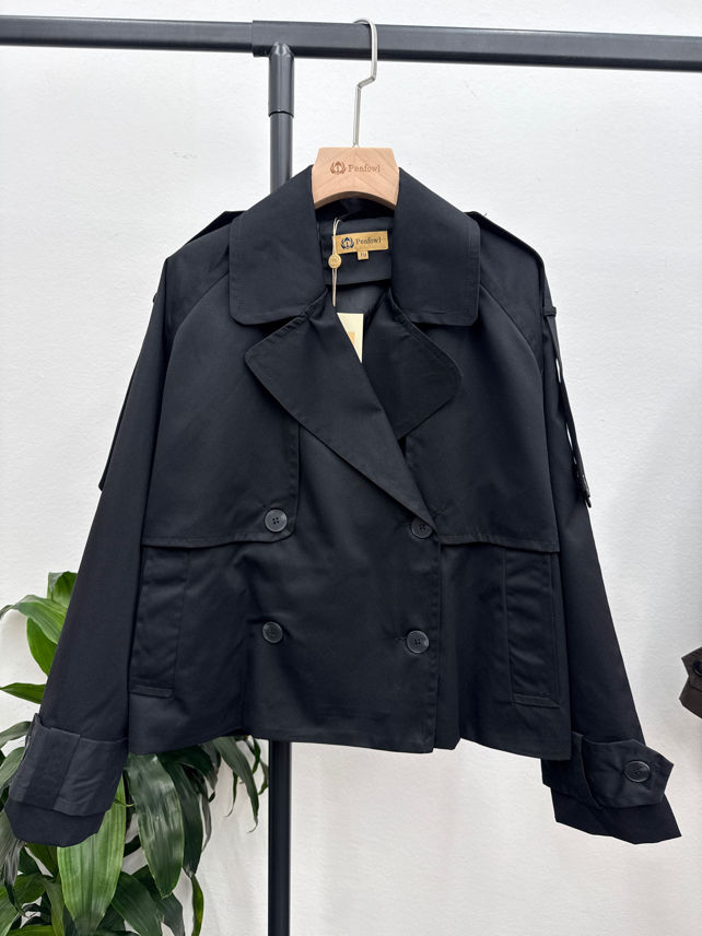 Loose-Fit Trench Jacket