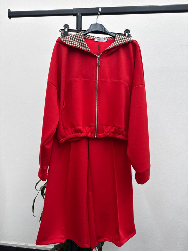 Cotton-Feel Hoodie Set