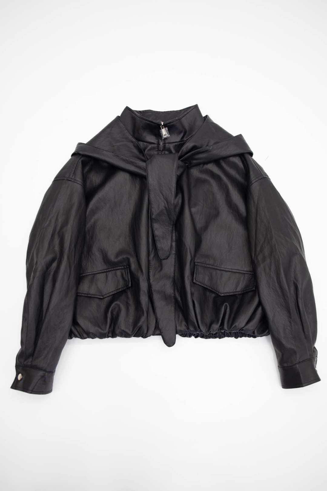 Oversized Stand-Collar Jacket
