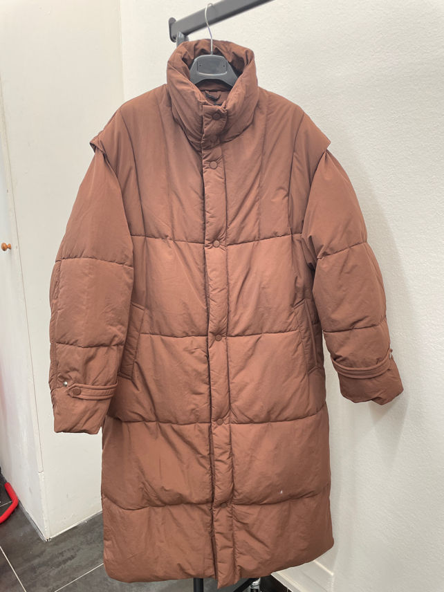 Oversized Stand-Collar Coat