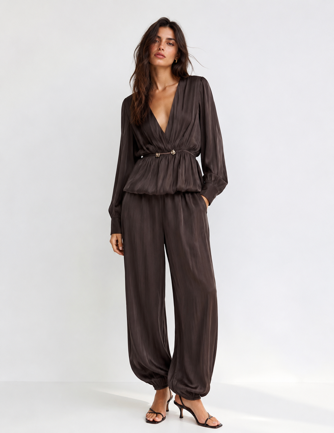 Elegant V-Neck Jumpsuit