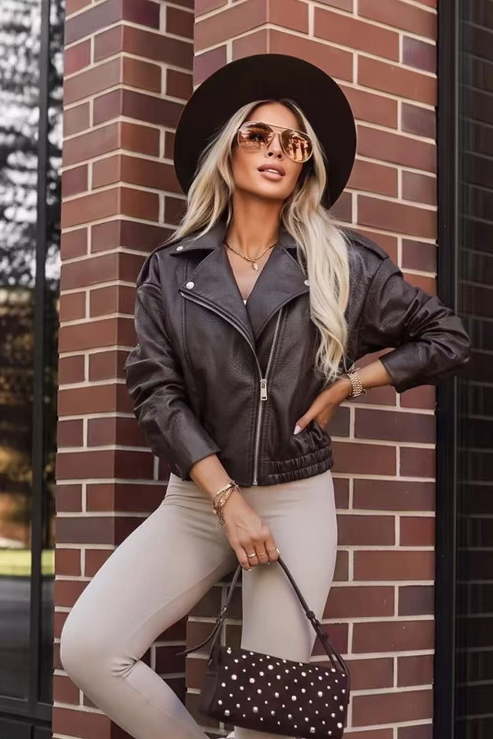Relaxed Biker Jacket