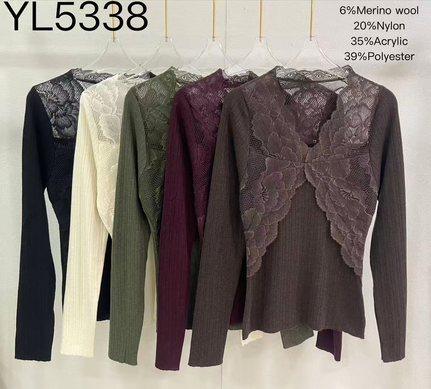 Fitted Lace-Trim Top