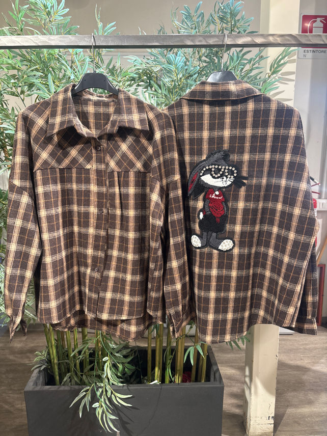 Relaxed Shirt with Embroidery
