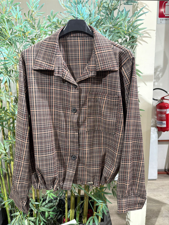 Checked Shacket