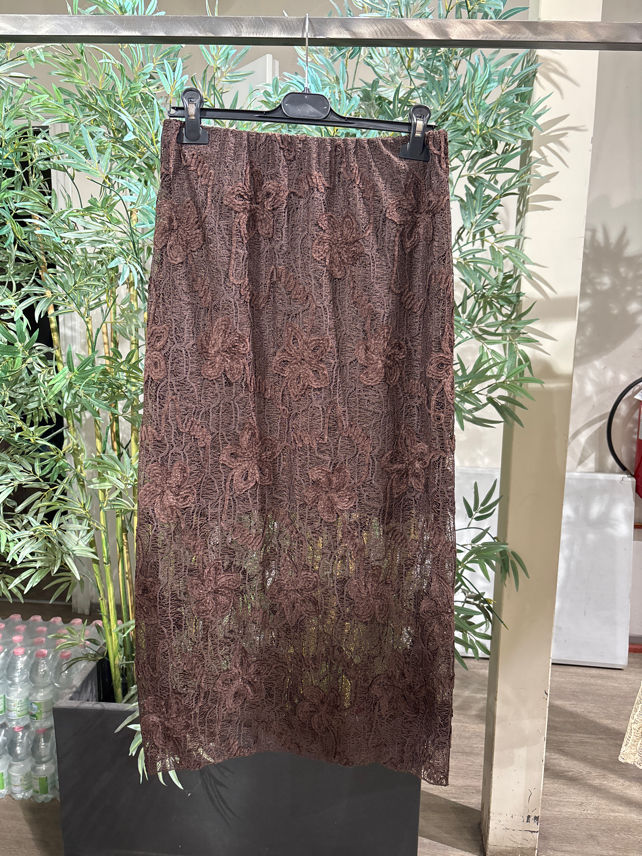 Midi Lace Skirt