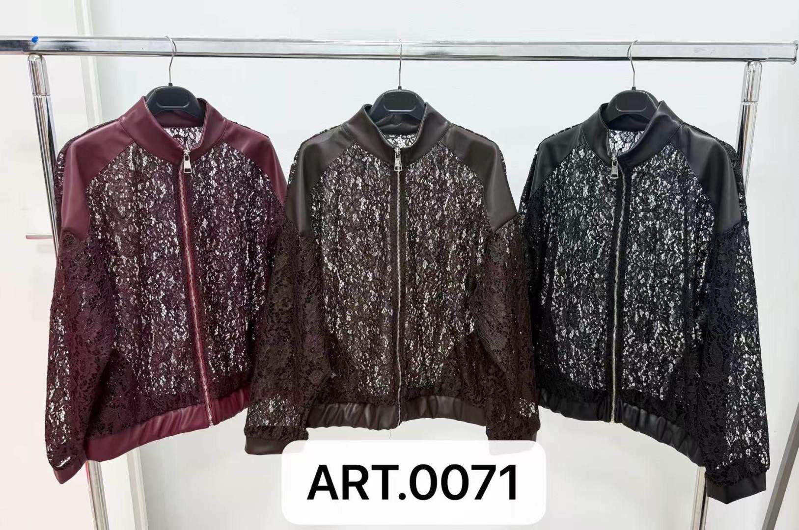 Lace Bomber Jacket
