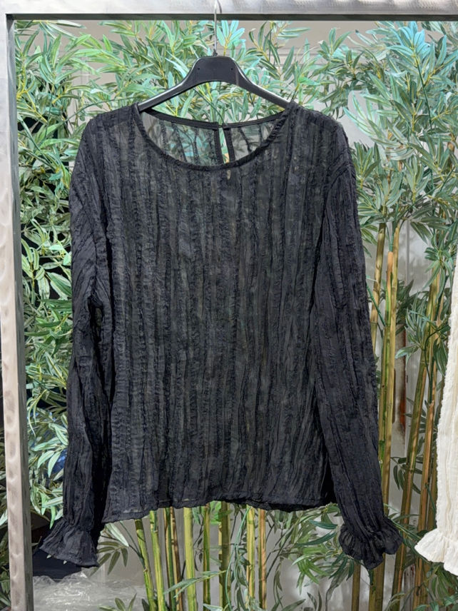 Relaxed Ruched Blouse