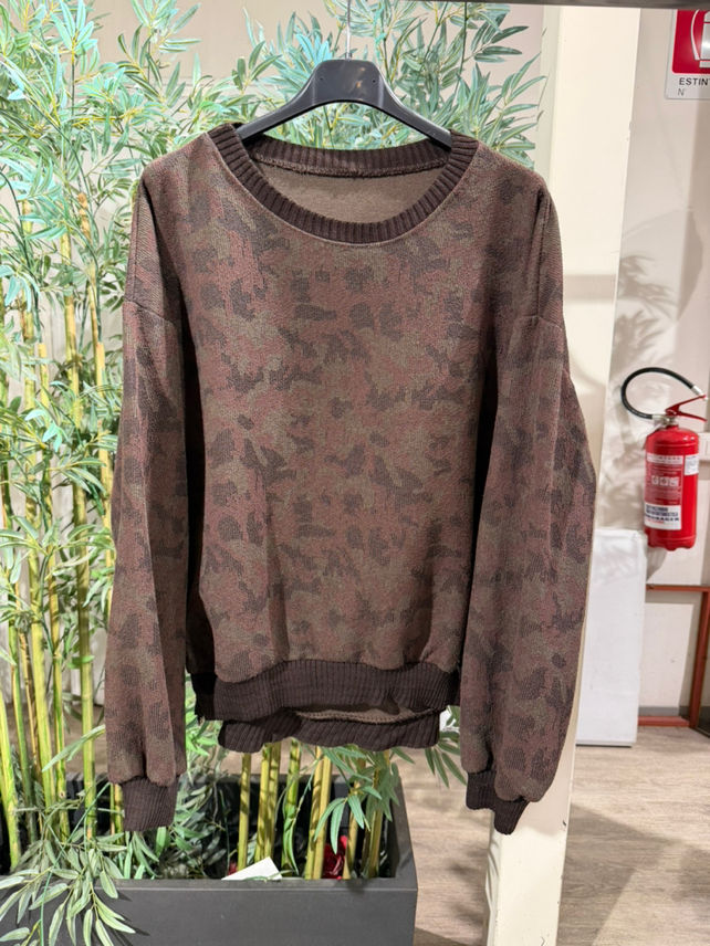 Regular Fit Camo Sweater