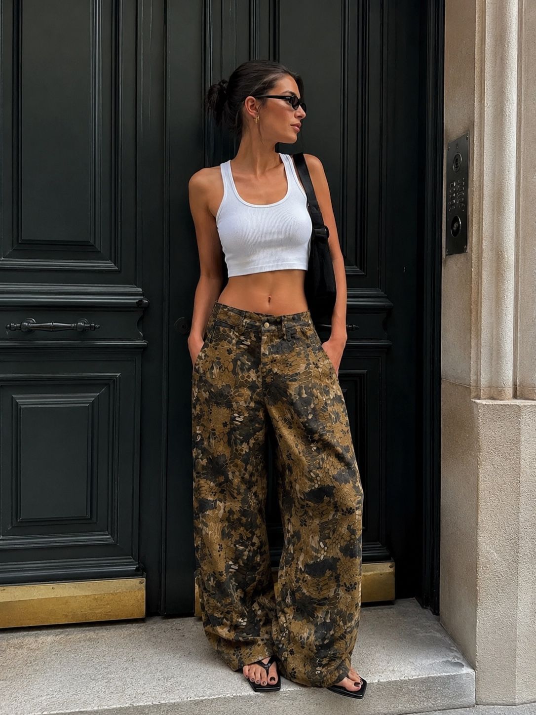 High‑Waist Wide‑Leg Trousers