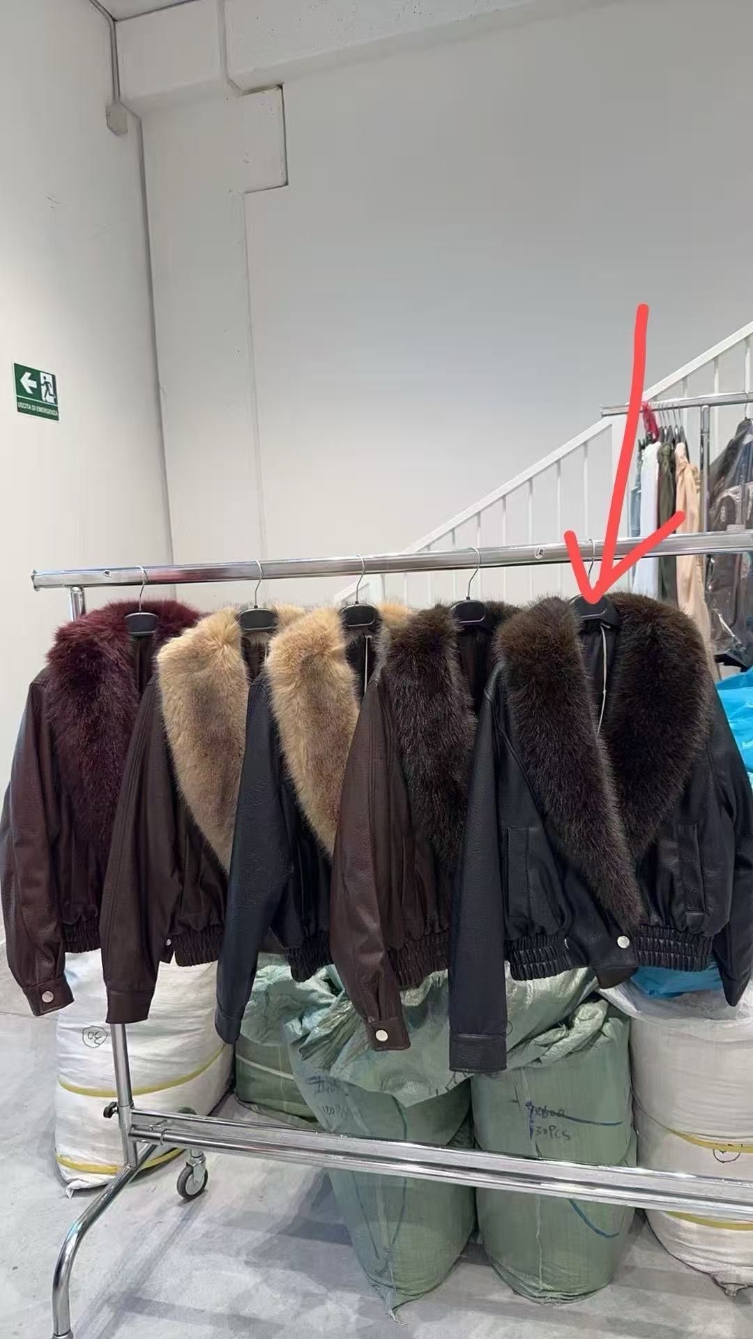 Bomber Jacket with Faux-Fur Collar