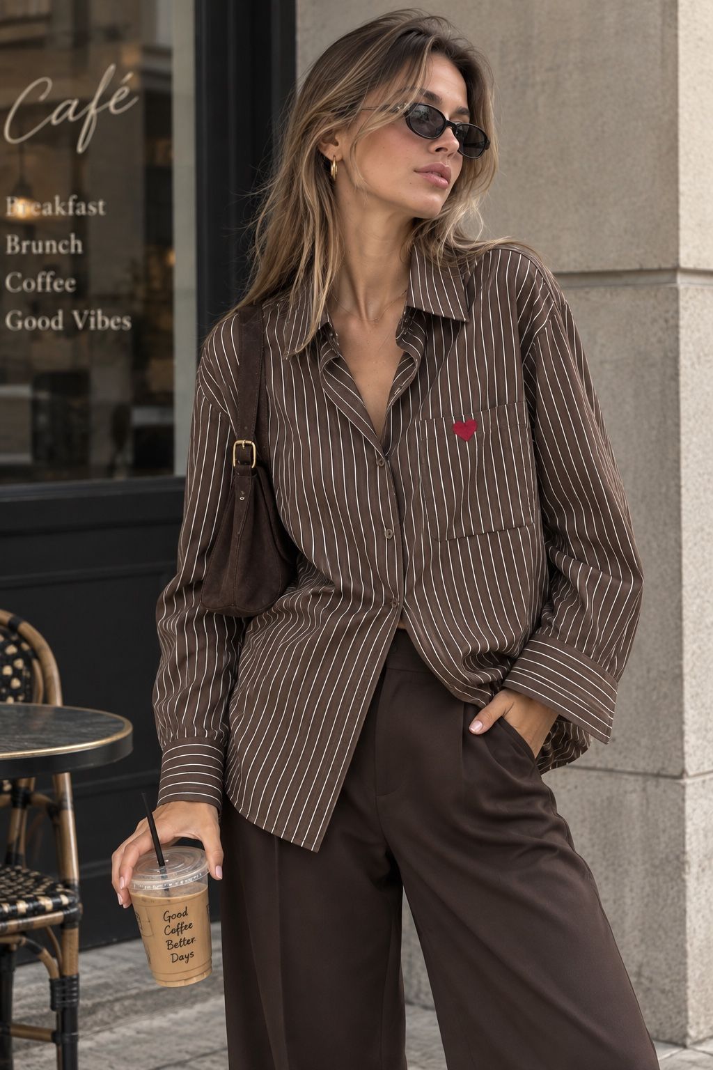 Relaxed Shirt with Embroidery