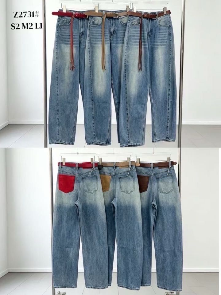 Straight Ankle-Length Jeans