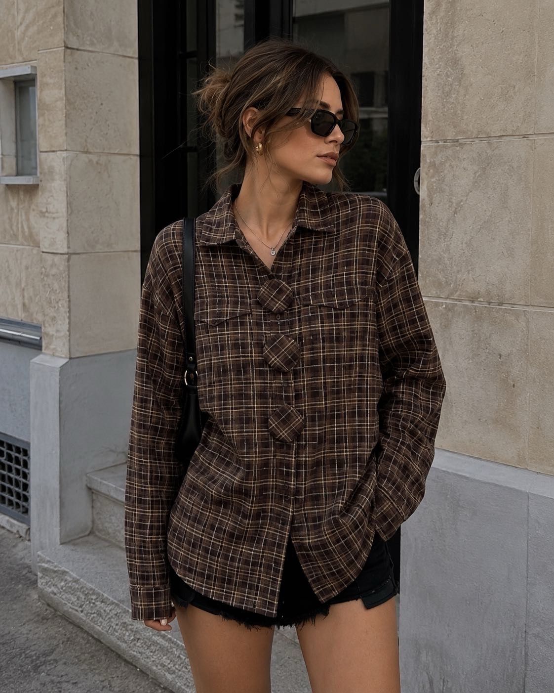 Relaxed-Fit Checked Shirt
