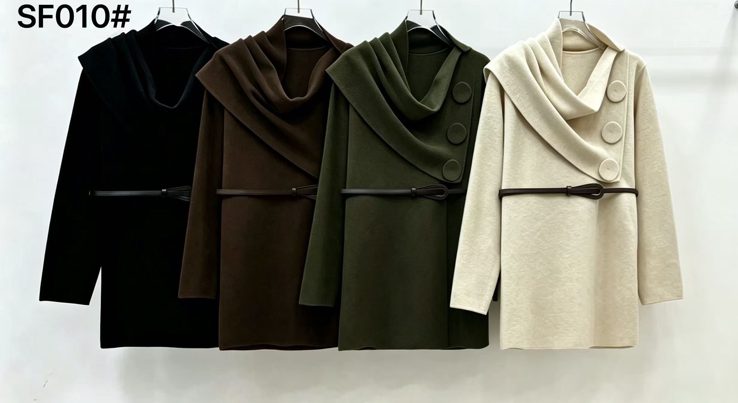 Knit Belted Coat