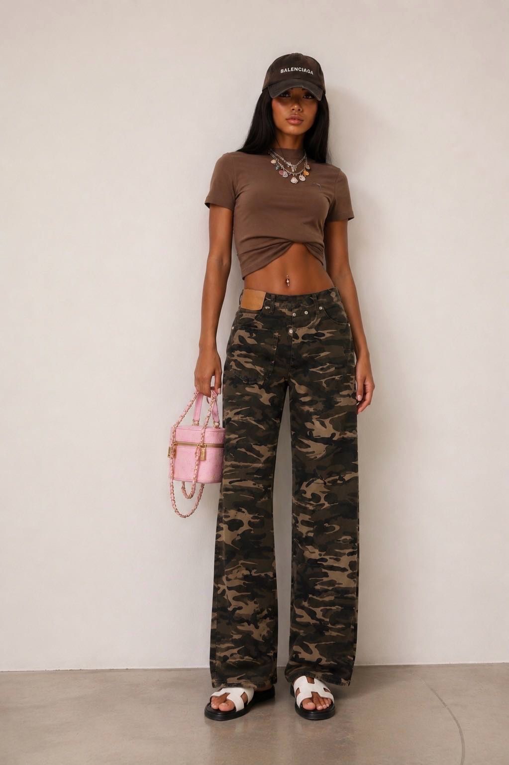 Wide Camo Jeans