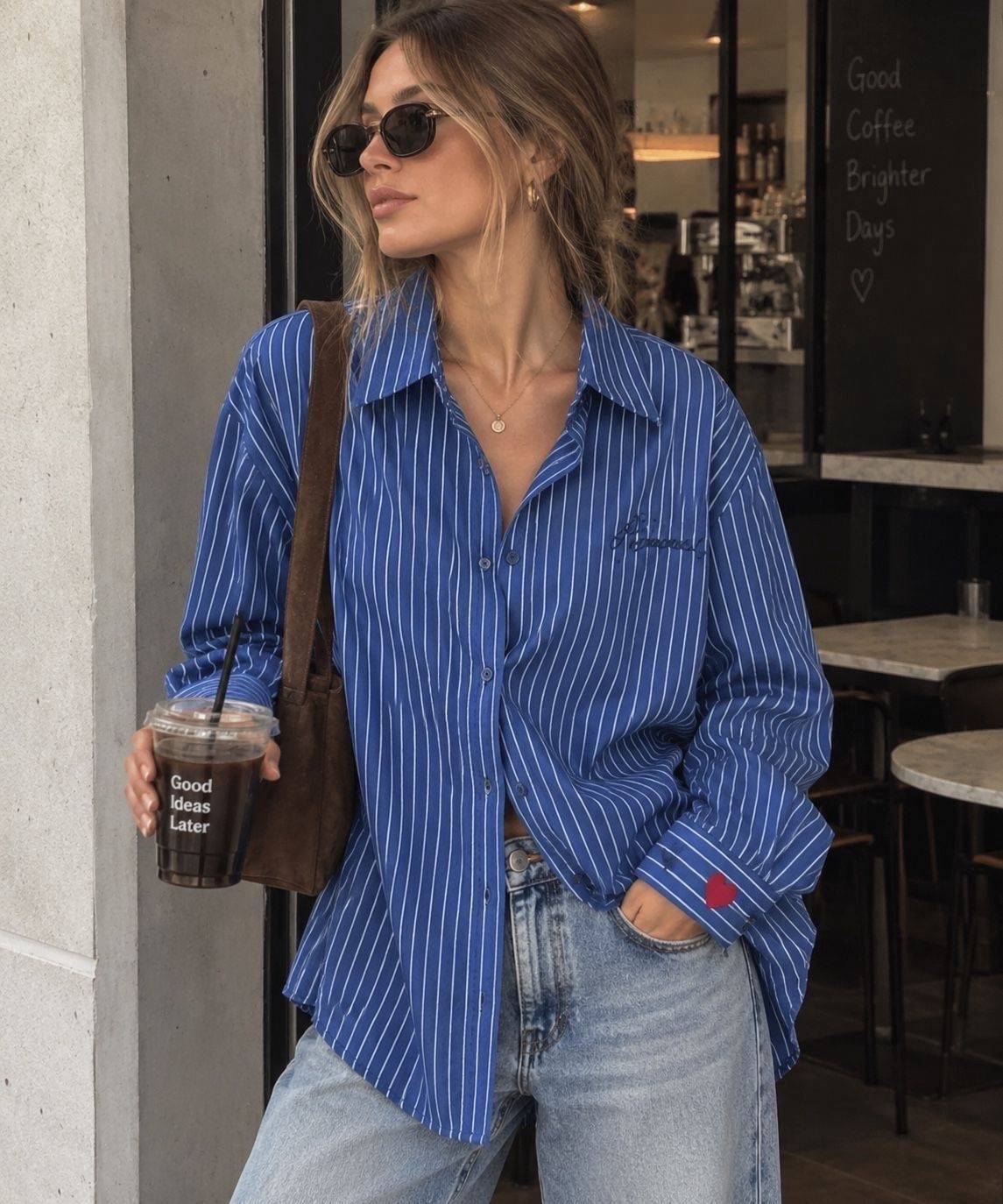 Oversized Shirt with Belt
