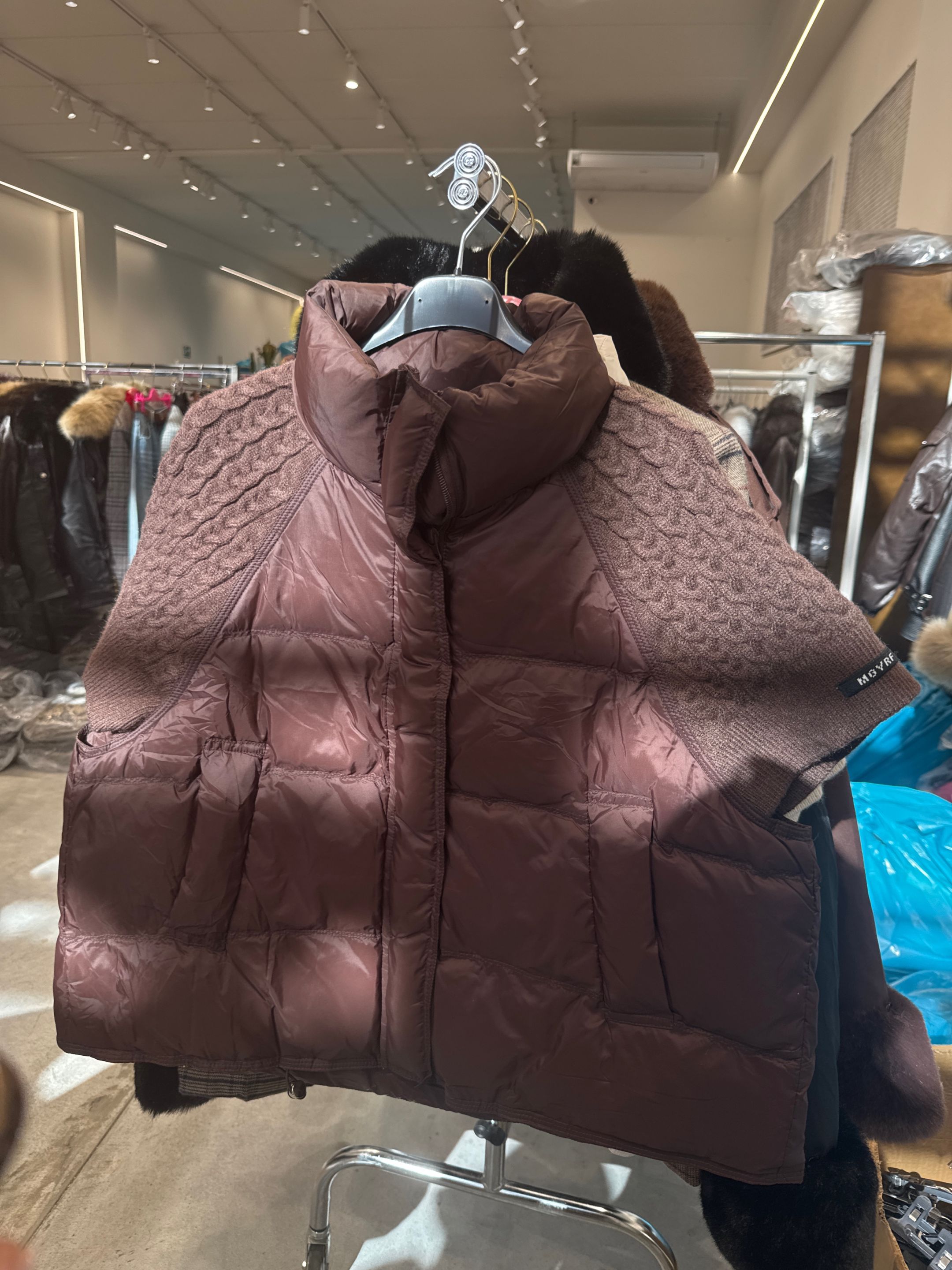Quilted Stand-Collar Jacket