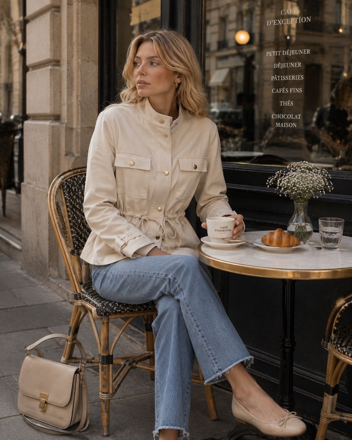 Safari Jacket with Drawcord