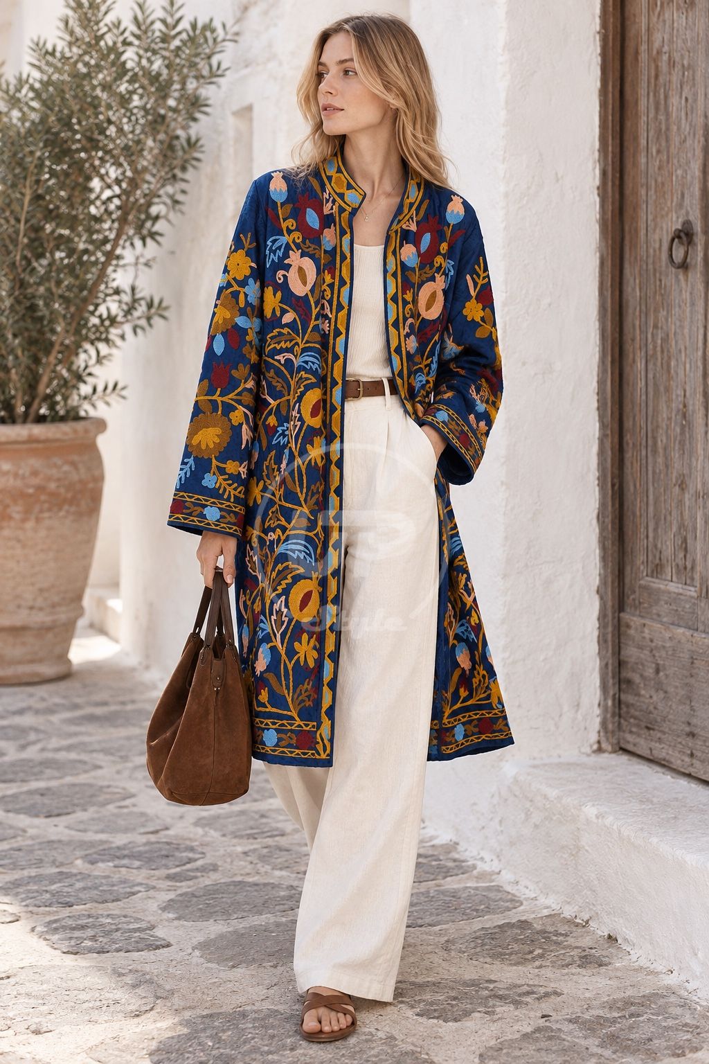 Long Embroidered Coat