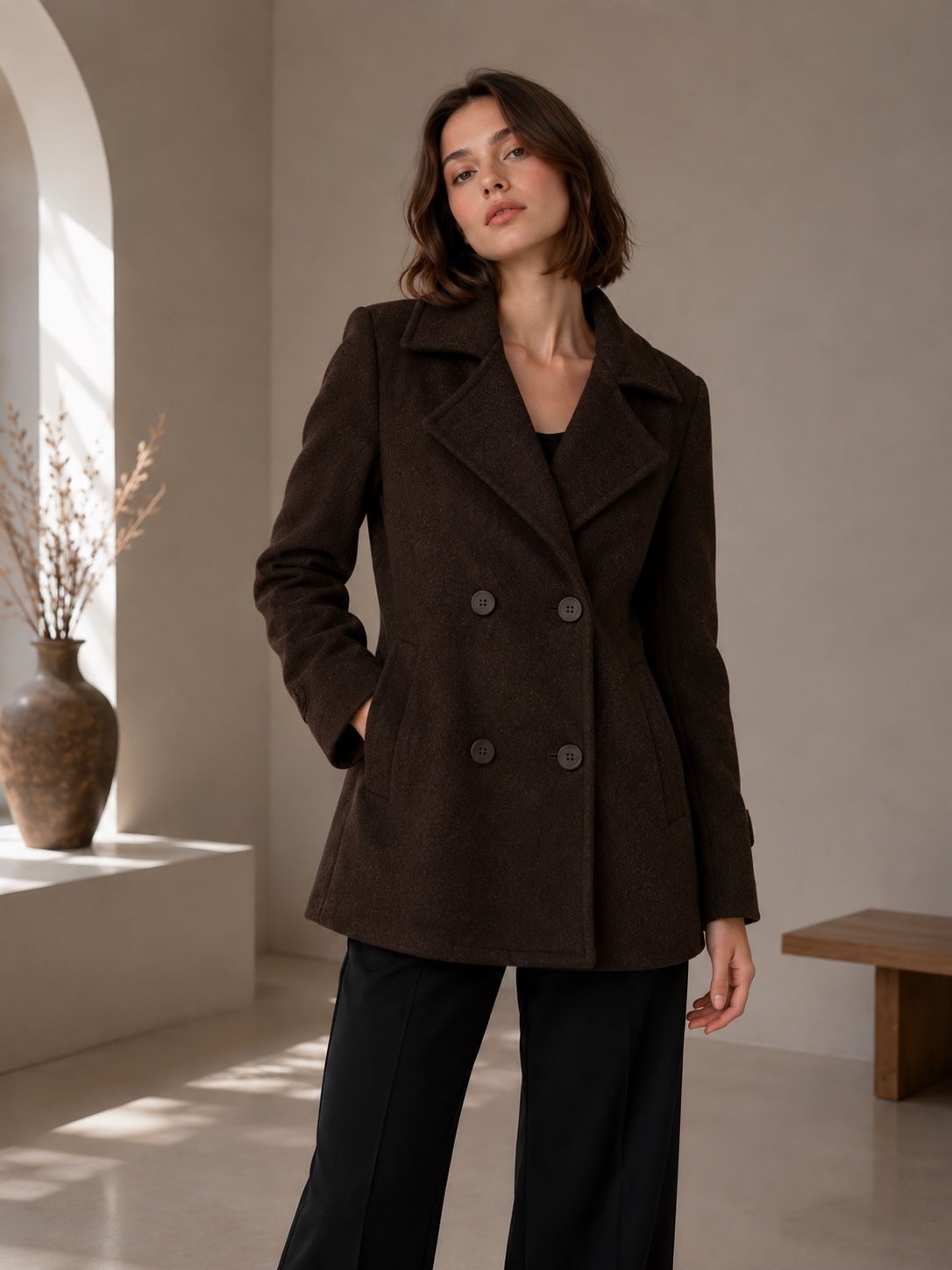 Tailored Hip-Length Jacket
