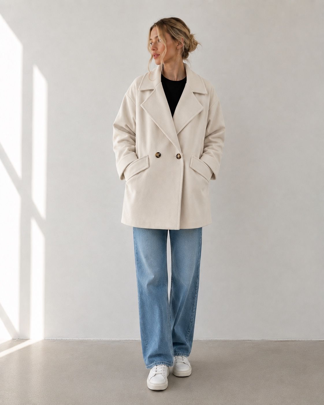 Loose Tailored Long Coat