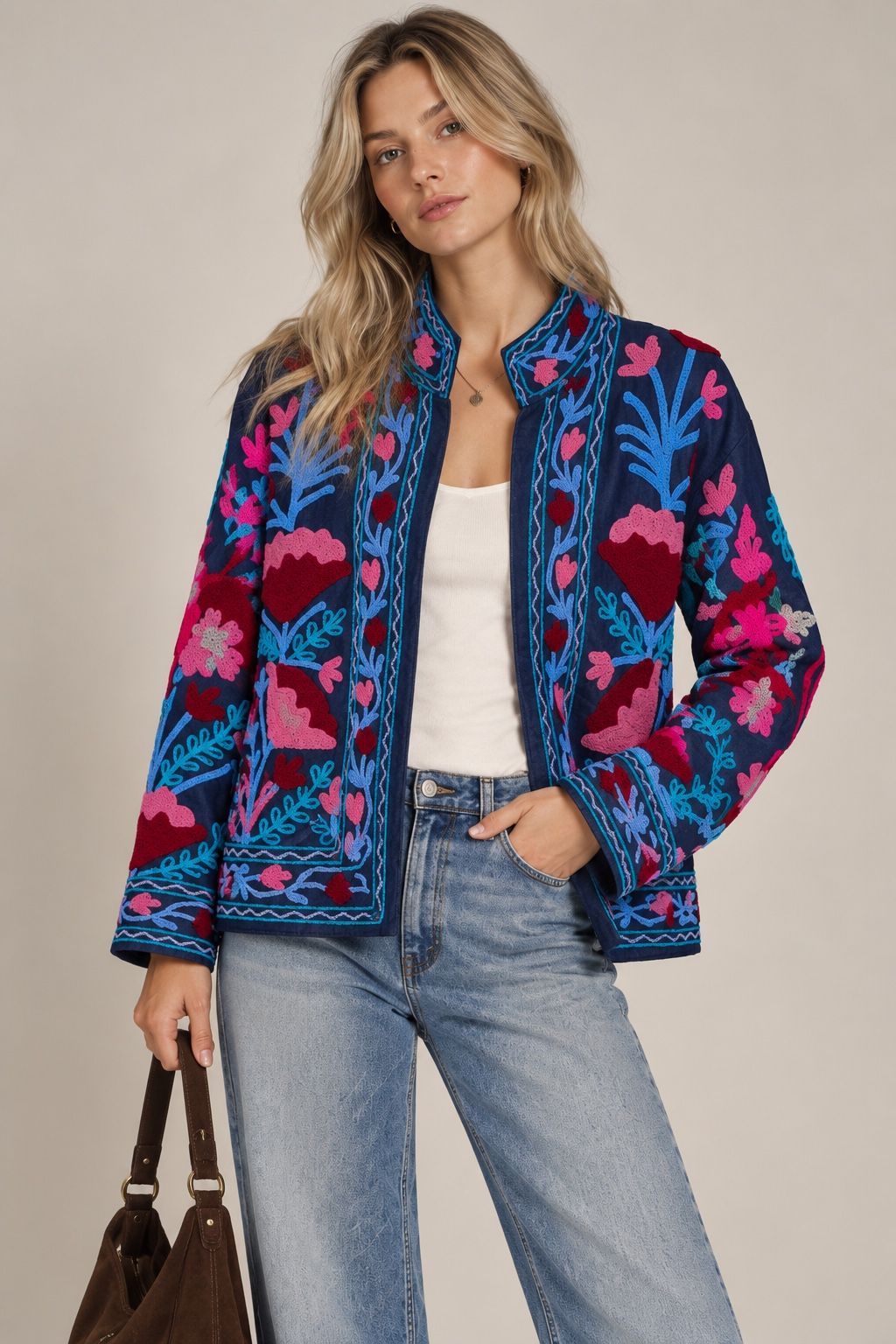 Boho Embroidered Jacket