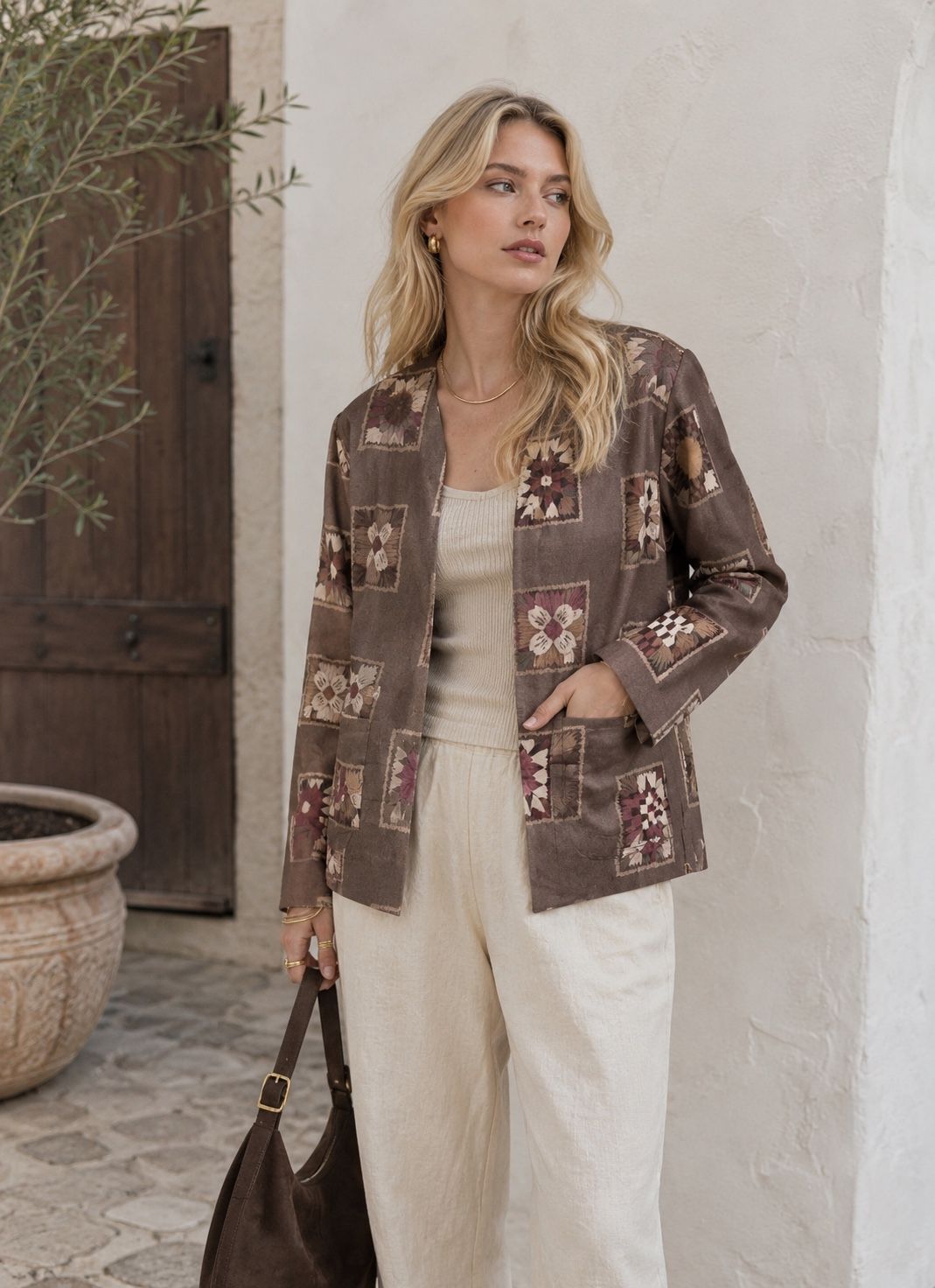 Short Patchwork Jacket