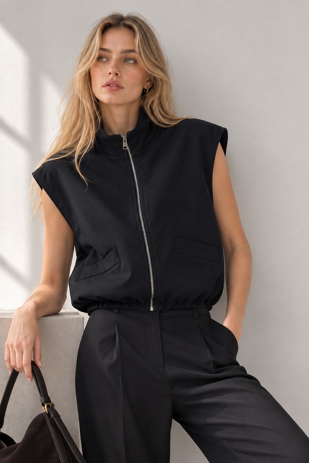 Regular Half‑Zip Vest