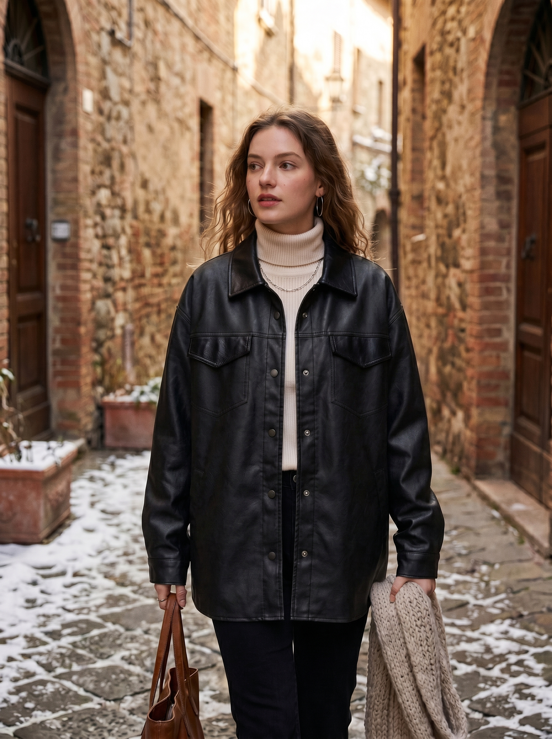 Oversized Shirt Jacket