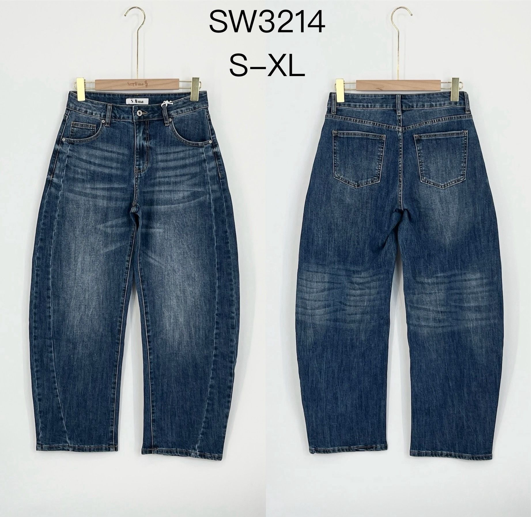 Straight Ankle-Length Jeans