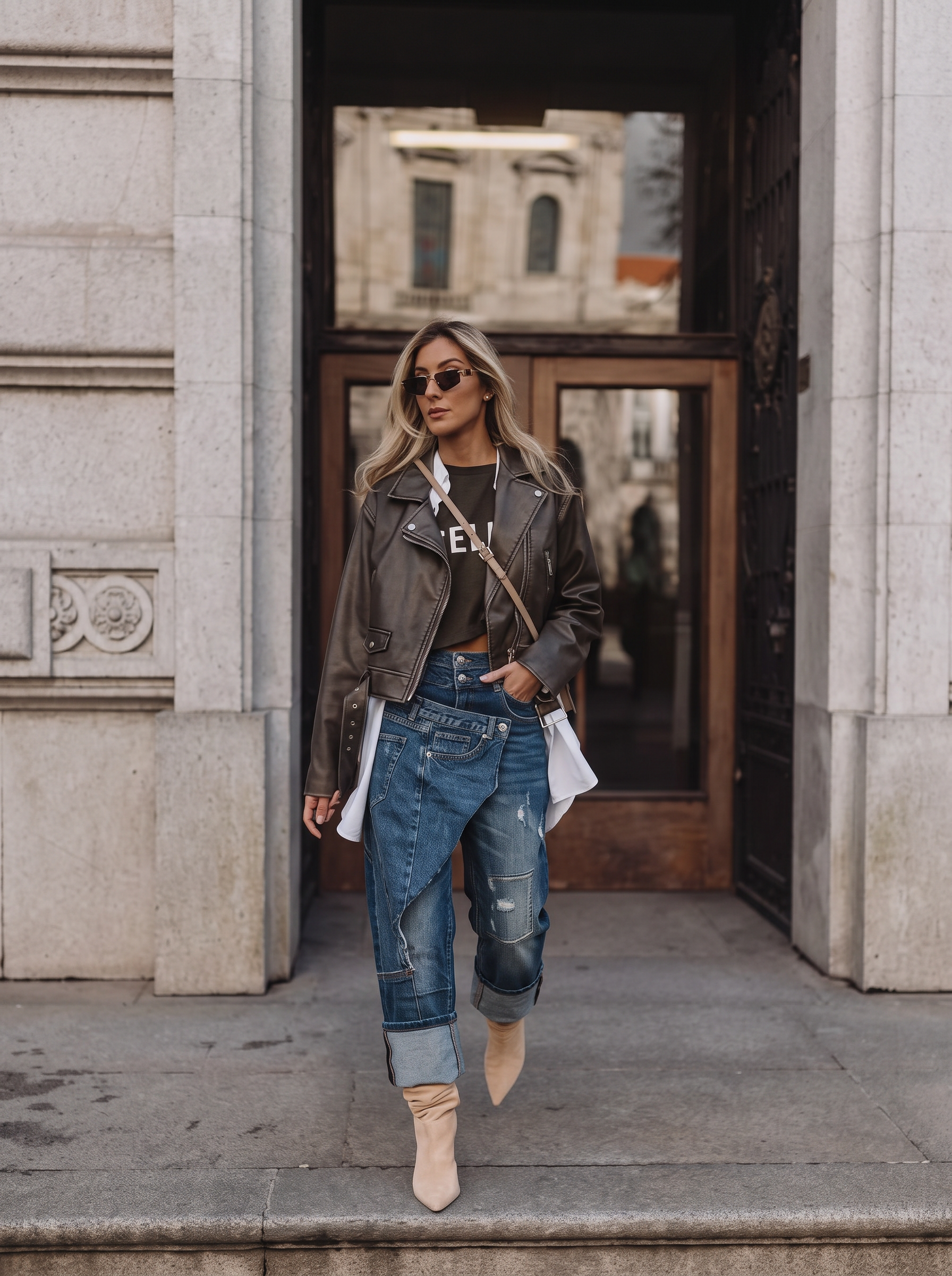 Relaxed Cargo Trousers with Pockets